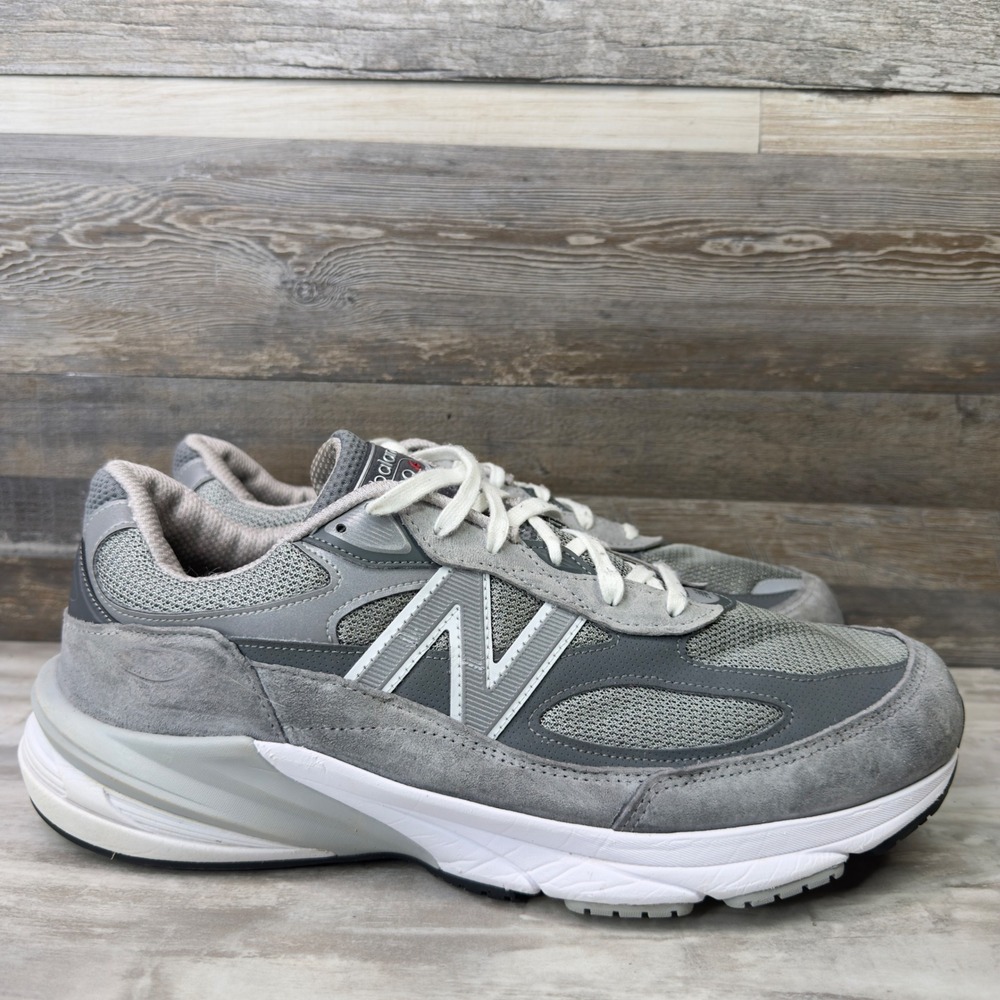 New Balance 990v6 Mens Size 13 4E Running Shoes Made in USA M990GL6 Grey